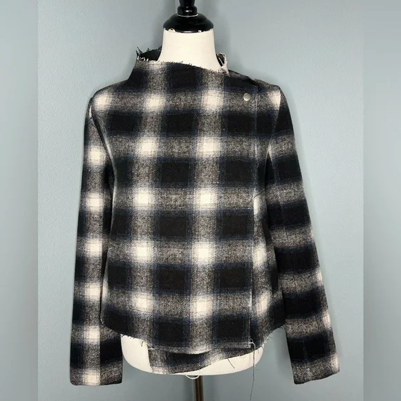 BB Dakota Quinn Plaid Flannel Jacket Size Small - Picture 6 of 9